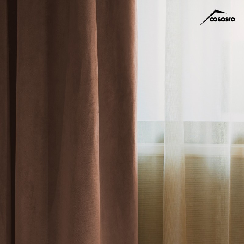 Set of 2 curtains, 140x245cm, Lux Velvet 335gr/sqm, Cappuccino Set of 2 curtains, 140x245cm, Lux Velvet 335gr/sqm, Cappuccino