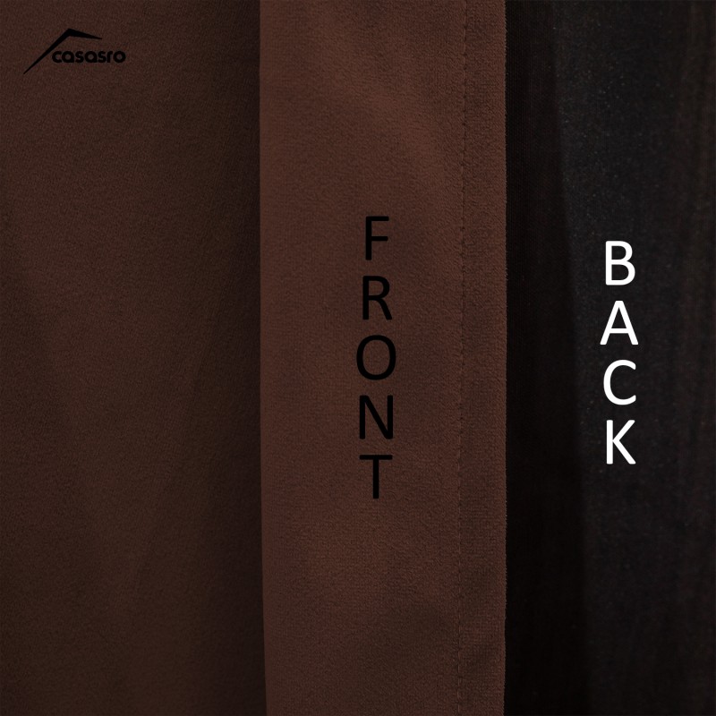 Set of 2 curtains, 140x245cm, Lux Velvet 335gr/sqm, Brown Set of 2 curtains, 140x245cm, Lux Velvet 335gr/sqm, Brown