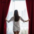 Set of 2 curtains, 140x245cm, Lux Velvet 335gr/sqm, Burgundy Set of 2 curtains, 140x245cm, Lux Velvet 335gr/sqm, Burgundy