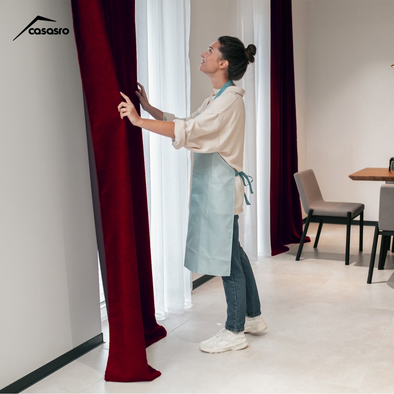Set of 2 curtains, 140x245cm, Lux Velvet 335gr/sqm, Burgundy Set of 2 curtains, 140x245cm, Lux Velvet 335gr/sqm, Burgundy