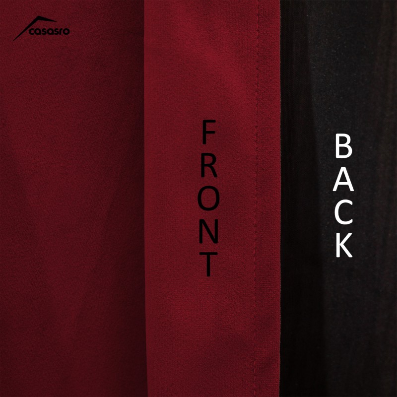 Set of 2 curtains, 140x245cm, Lux Velvet 335gr/sqm, Burgundy Set of 2 curtains, 140x245cm, Lux Velvet 335gr/sqm, Burgundy