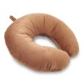Travel pillow, Velvet, Gold, 33x33cm Travel pillow, Velvet, Gold, 33x33cm