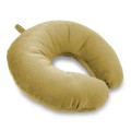 Travel pillow, Velvet, Yellow, 33x33cm Travel pillow, Velvet, Yellow, 33x33cm