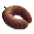 Travel pillow, Velvet, Brown, 33x33cm Travel pillow, Velvet, Brown, 33x33cm