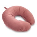 Travel pillow, Velvet, Pink, 33x33cm Travel pillow, Velvet, Pink, 33x33cm