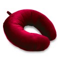 Travel pillow, Velvet, Burgundy, 33x33cm Travel pillow, Velvet, Burgundy, 33x33cm