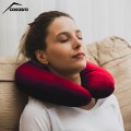 Travel pillow, Velvet, Burgundy, 33x33cm Travel pillow, Velvet, Burgundy, 33x33cm