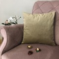Decorative Pillow, Lux Velvet, Gold, 45x45 cm