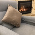 Decorative Pillow, Lux Velvet, Cappuccino, 45x45 cm