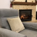 Decorative Pillow, Lux Velvet, Beige, 45x45 cm