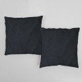 Set of 2 Decorative Pillows, Lux Velvet, Anthracite, 45x45 cm Set of 2 Decorative Pillows, Lux Velvet, Anthracite, 45x45 cm