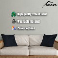 Set of 2 Decorative Pillows, Lux Velvet, Anthracite, 45x45 cm Set of 2 Decorative Pillows, Lux Velvet, Anthracite, 45x45 cm