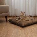 Pet Pillow, Velvet, Rectangle, Gold, 65x50x15cm Pet Pillow, Velvet, Rectangle, Gold, 65x50x15cm