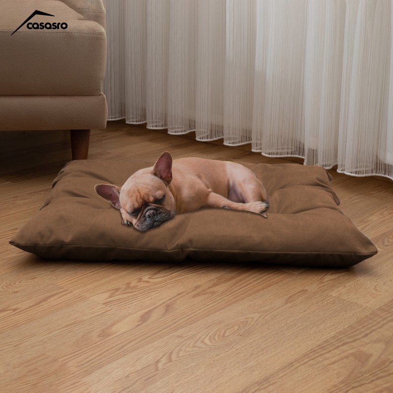 Pet Pillow, Velvet, Rectangle, Gold, 65x50x15cm Pet Pillow, Velvet, Rectangle, Gold, 65x50x15cm