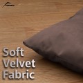 Pet Pillow, Velvet, Rectangle, Cappuccino, 65x50x15cm Pet Pillow, Velvet, Rectangle, Cappuccino, 65x50x15cm