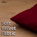 Pet Pillow, Velvet, Rectangle, Burgundy, 65x50x15cm Pet Pillow, Velvet, Rectangle, Burgundy, 65x50x15cm