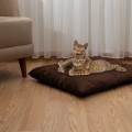 Pet Pillow, Velvet, Rectangle, Brown, 65x50x15cm Pet Pillow, Velvet, Rectangle, Brown, 65x50x15cm