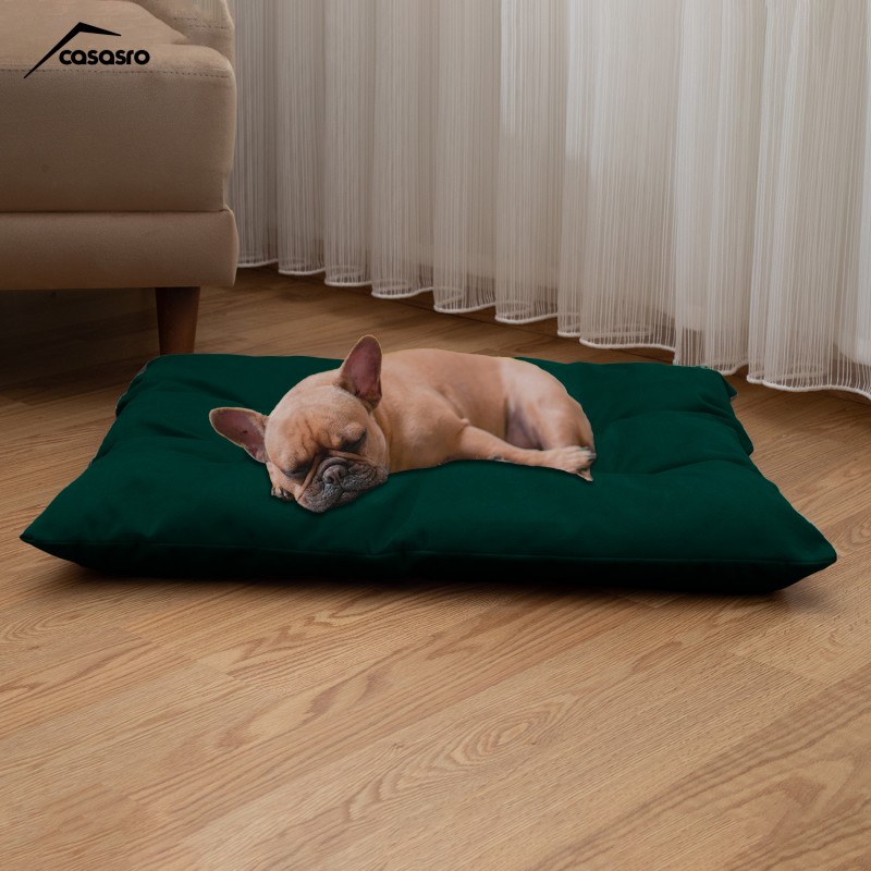 Pet Pillow, Velvet, Rectangle, Green, 65x50x15cm Pet Pillow, Velvet, Rectangle, Green, 65x50x15cm