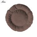 Pet Pillow, Velvet, Round, Cappuccino, 65cm