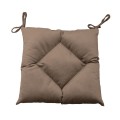 Seat Cushion, Lux Velvet, Beige, 40x40 cm Seat Cushion, Lux Velvet, Beige, 40x40 cm