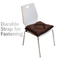 Seat Cushion, Lux Velvet, Brown, 40x40 cm Seat Cushion, Lux Velvet, Brown, 40x40 cm