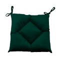 Seat Cushion, Lux Velvet, Green, 40x40 cm Seat Cushion, Lux Velvet, Green, 40x40 cm