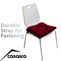Seat Cushion, Lux Velvet, Burgundy, 40x40 cm Seat Cushion, Lux Velvet, Burgundy, 40x40 cm