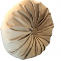 Perna Decorativa, Rotunda, Catifea Lux, Auriu , 38cm