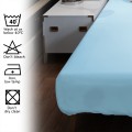 Bed sheet with elastic CASASRO, Cotton jersey, 160x200x30 cm, Blue Bed sheet with elastic CASASRO, Cotton jersey, 160x200x30 cm, Blue