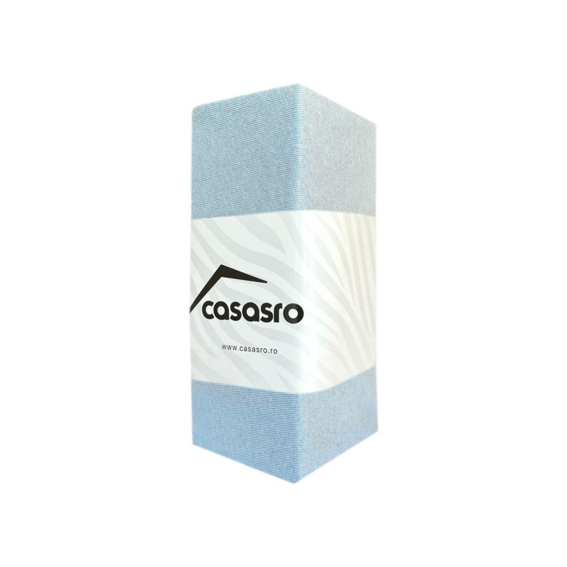 Bed sheet with elastic CASASRO, Cotton jersey, 160x200x30 cm, Blue