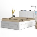 Bed sheet with elastic CASASRO, Cotton jersey, 160x200x30 cm, Beige Bed sheet with elastic CASASRO, Cotton jersey, 160x200x30 cm, Beige
