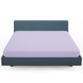 Bed sheet with elastic CASASRO, Cotton jersey, 160x200x30 cm, Lilac Bed sheet with elastic CASASRO, Cotton jersey, 160x200x30 cm, Lilac